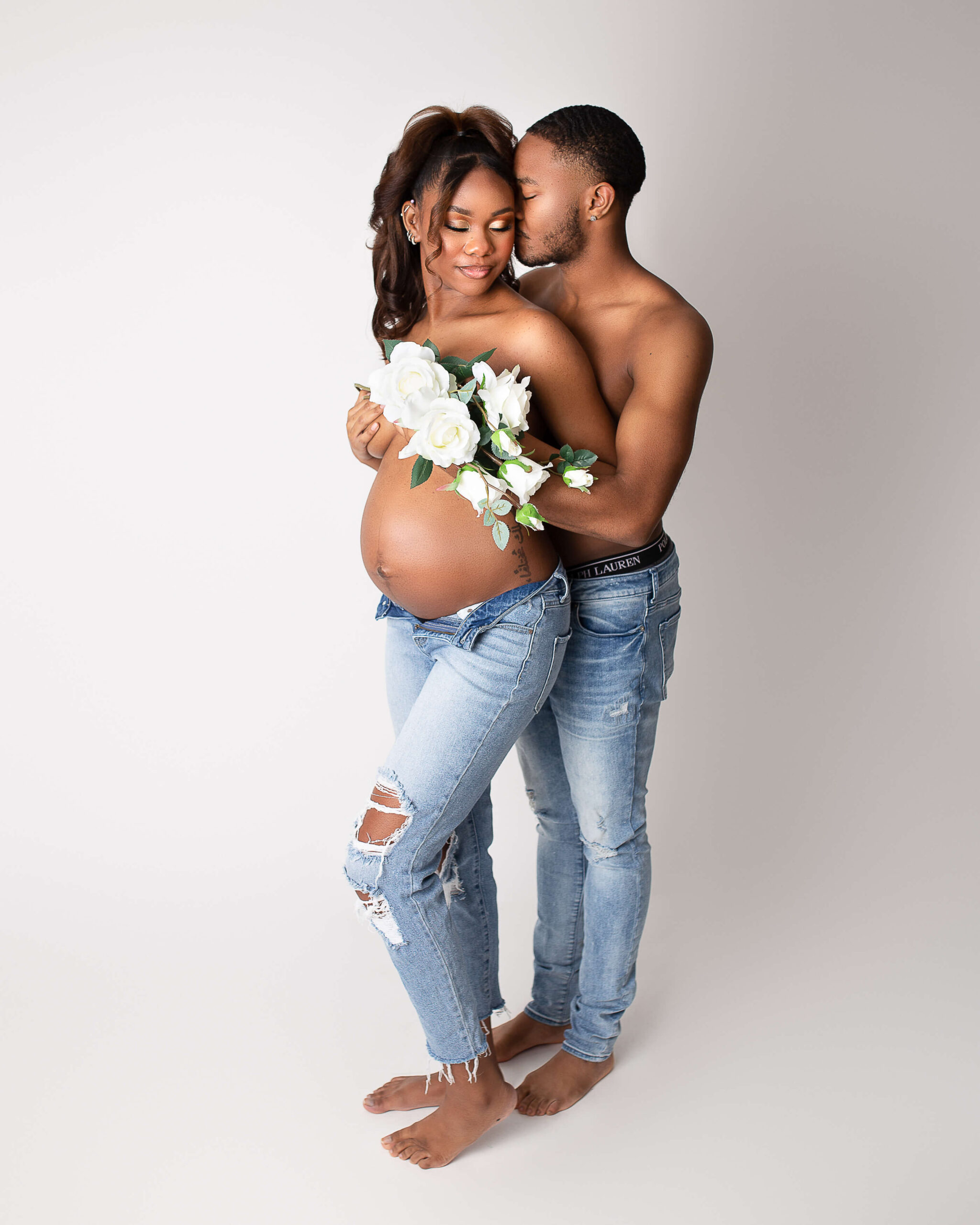 pregnancy spa retreats in Canton couples maternity photoshoot Cleveland Ohio