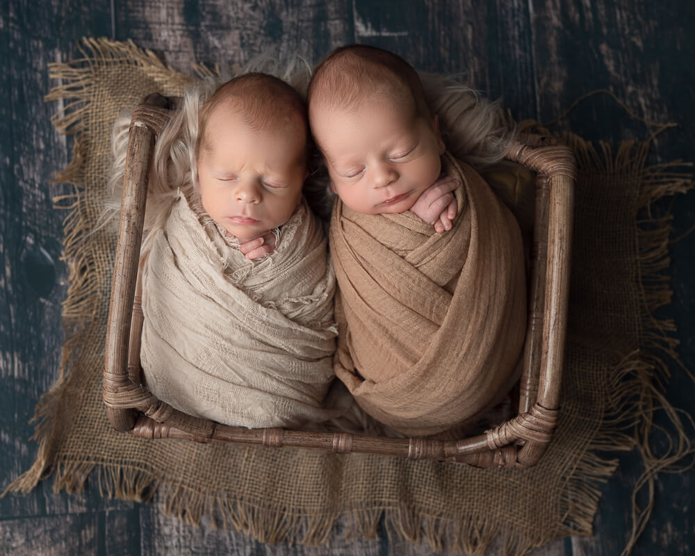 raising twin newborns