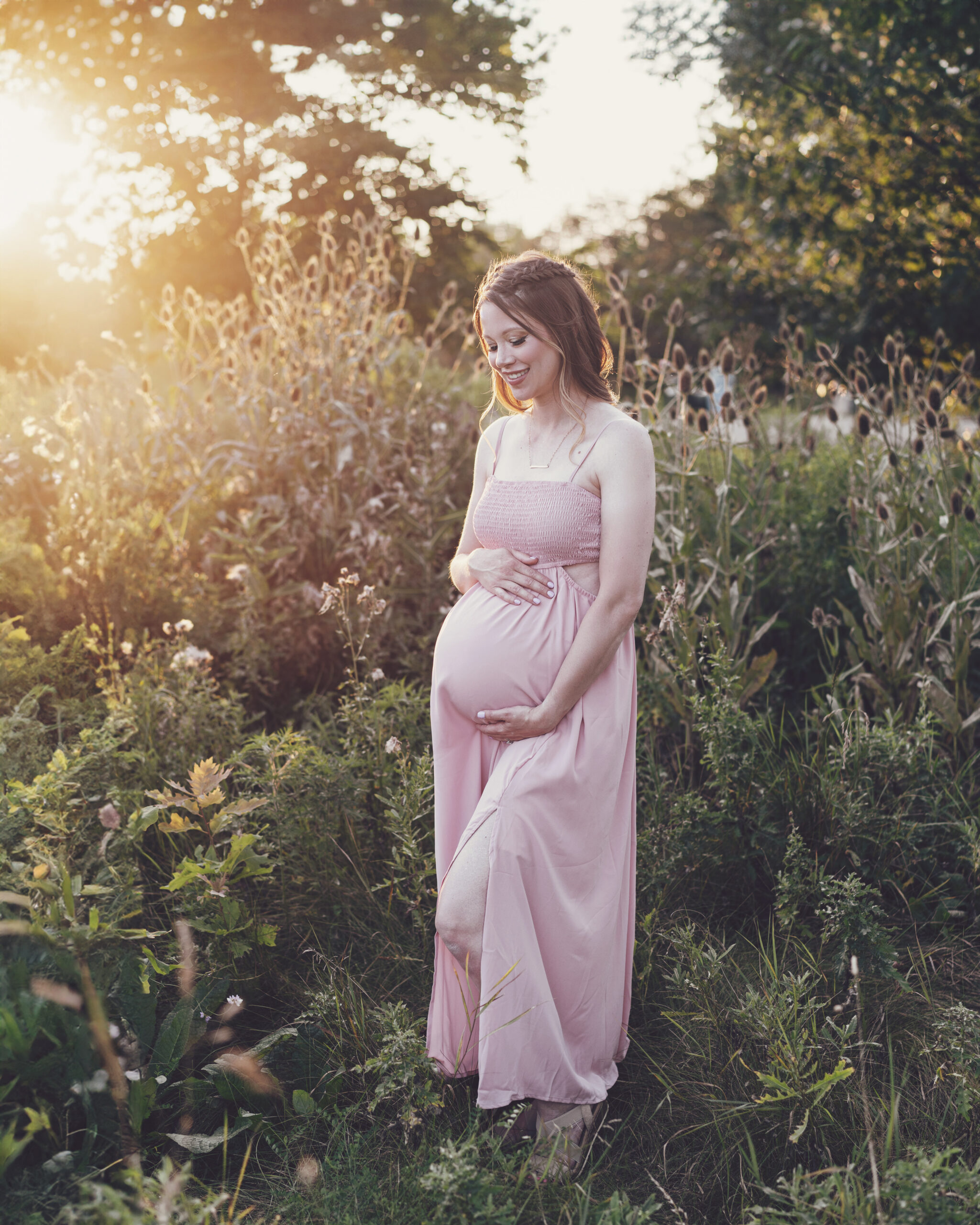 Visit Mapleside Farms Pumpkin Village for a fun pregnancy activity