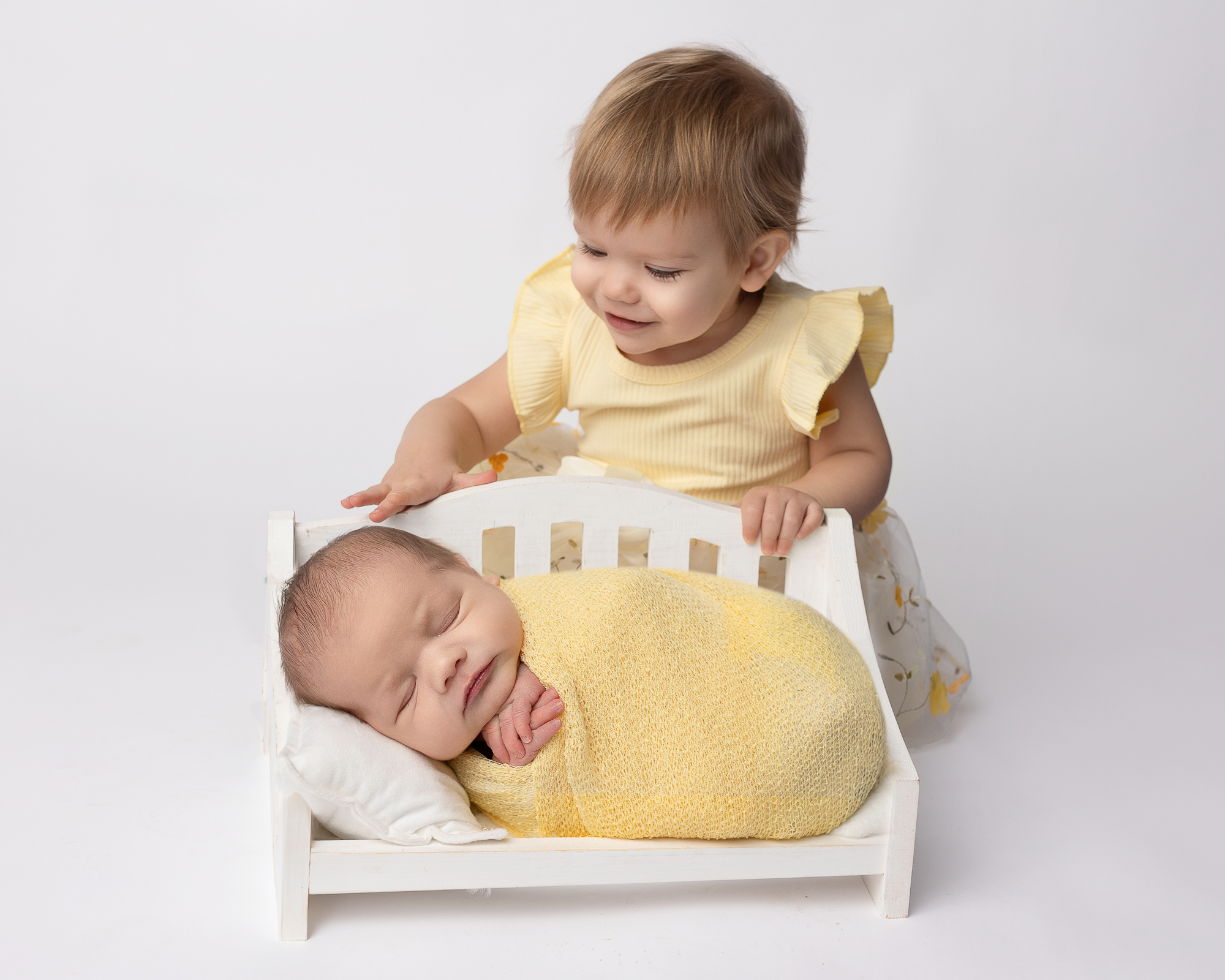 Canton Ohio newborn photographer capturing peaceful sleeping baby during studio newborn session