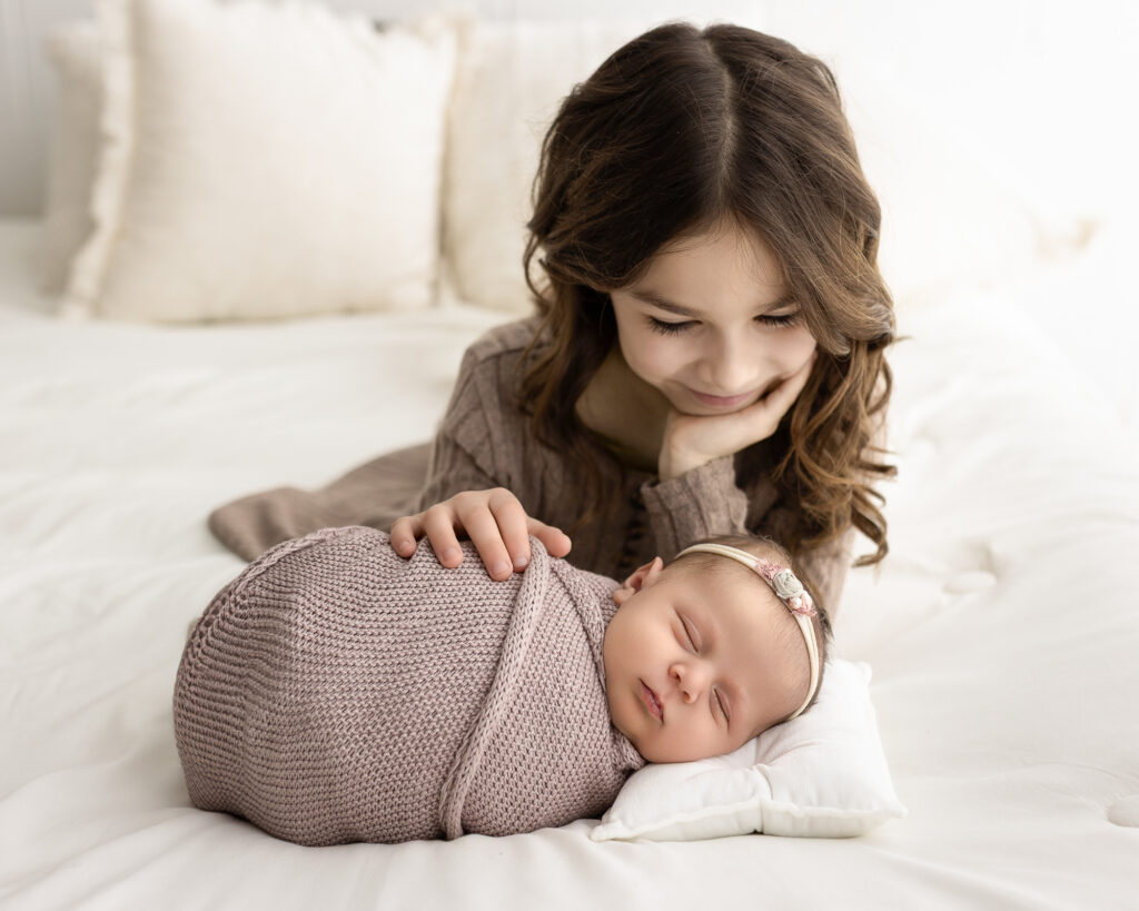 in home newborn photos Canton Ohio lifestyle session